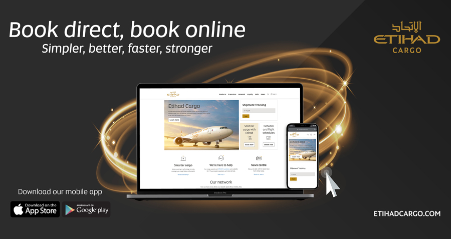 Etihad Cargo s Revamped Booking Portal Attracts Surge in Users and Bookings