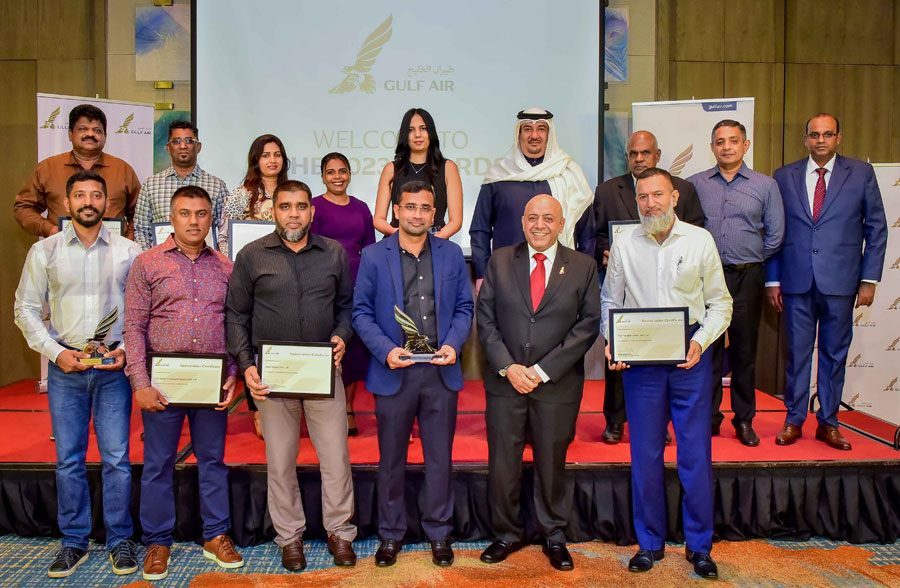 Gulf Air Sri Lanka proudly felicitates its outstanding Passenger and Cargo agents