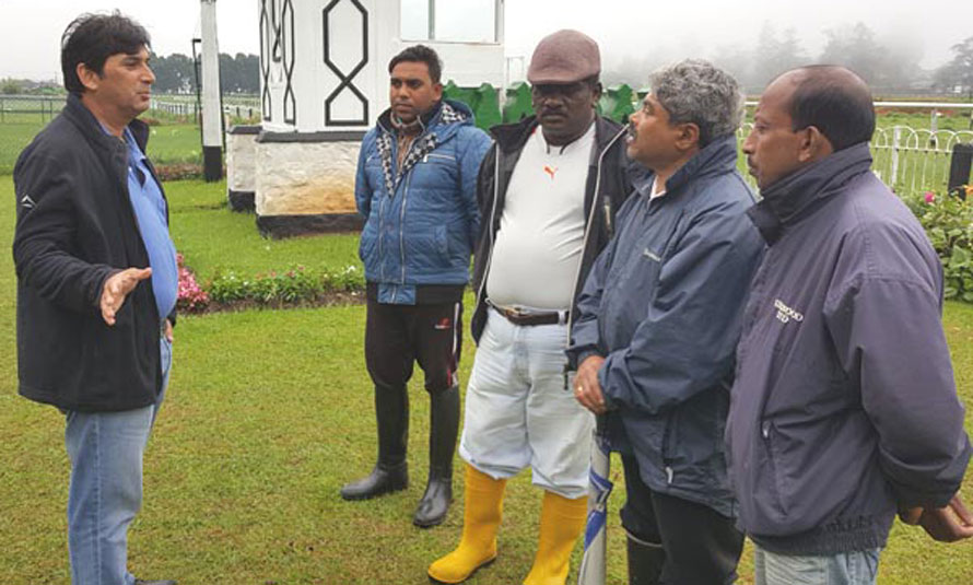 Indian Jockey Pesi Shroff Visits Royal Turf Club