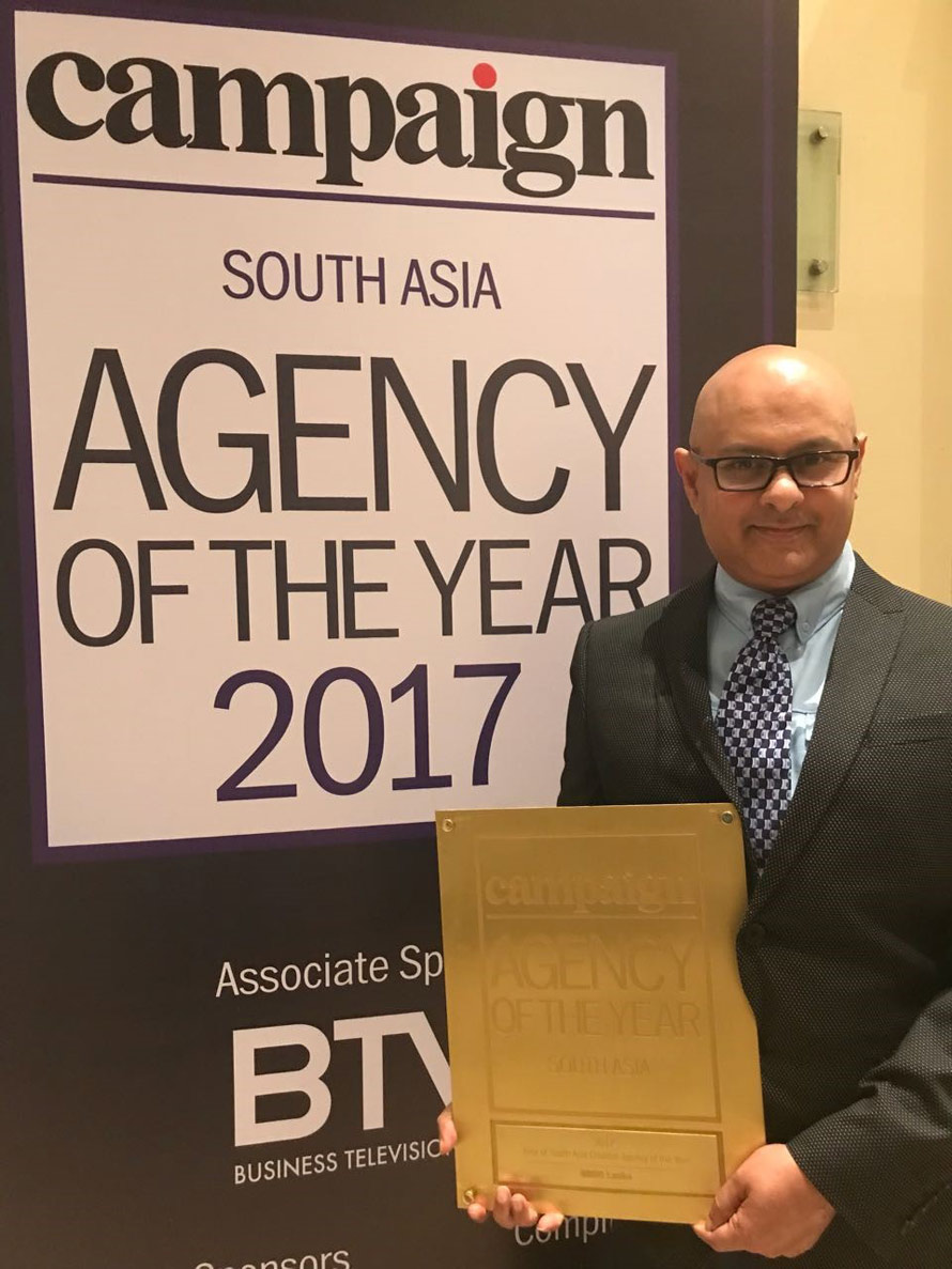 BBDO Lanka wins a Rest of South Asia Creative Agency of the Year award for third time