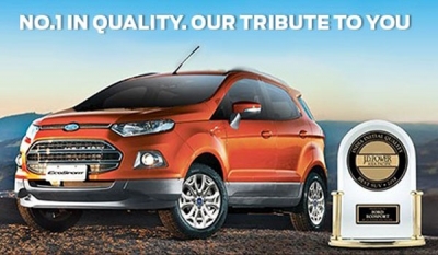 Ford EcoSport Wins Second Consecutive J.D. Power Award in India