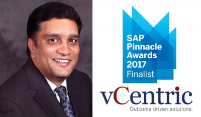vCentric Technologies Named a Finalist for 2017 SAP® Pinnacle Awards