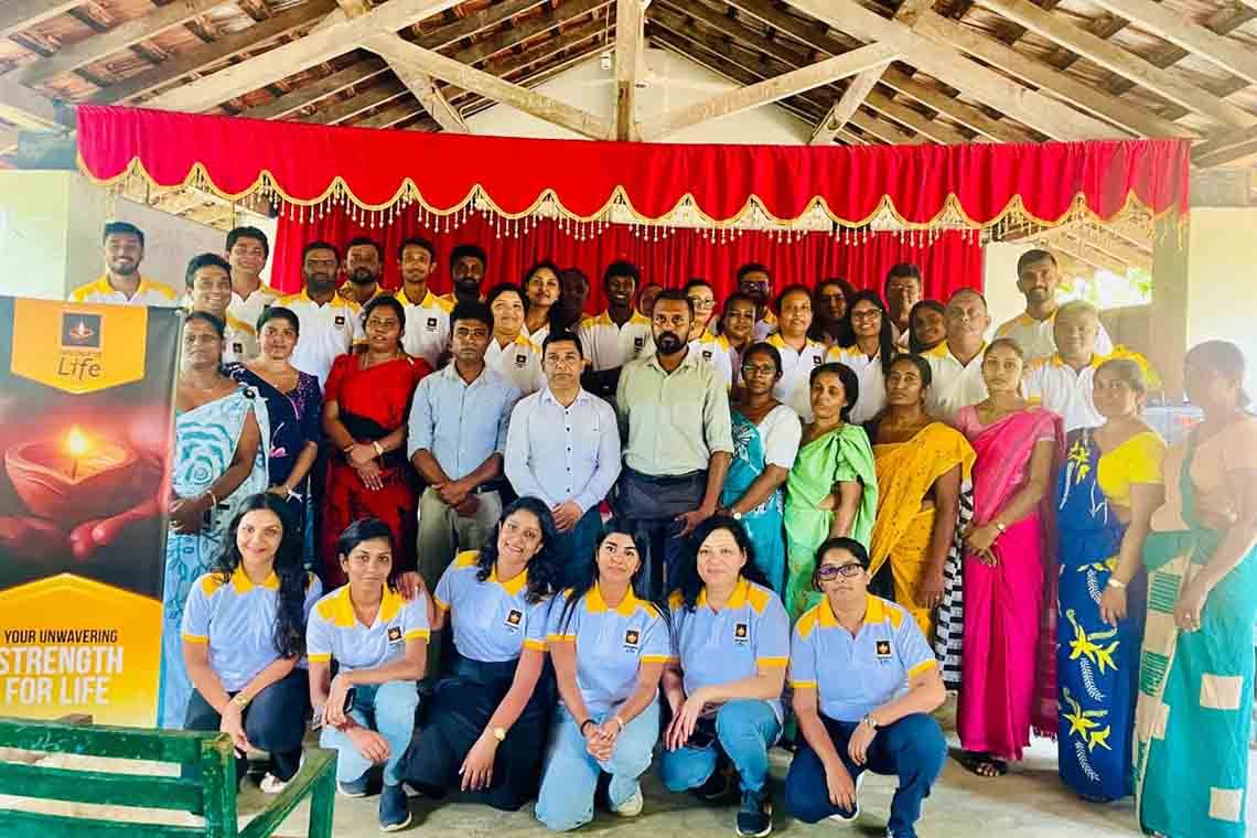 Janashakthi Life steps in to support rural students post-cyclone Ditwah