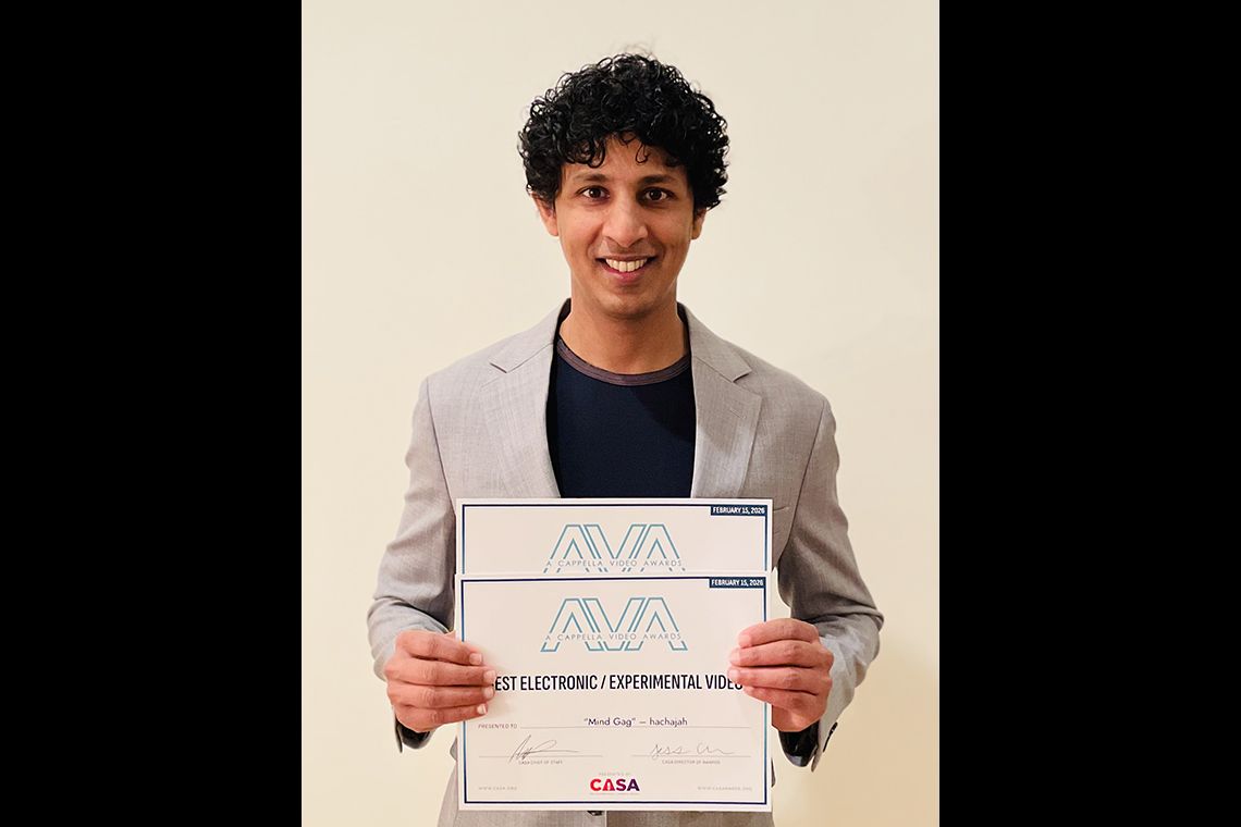 Sri Lankan A Cappella Artist hachajah becomes Double-award winner at the A Cappella Video Awards in the USA