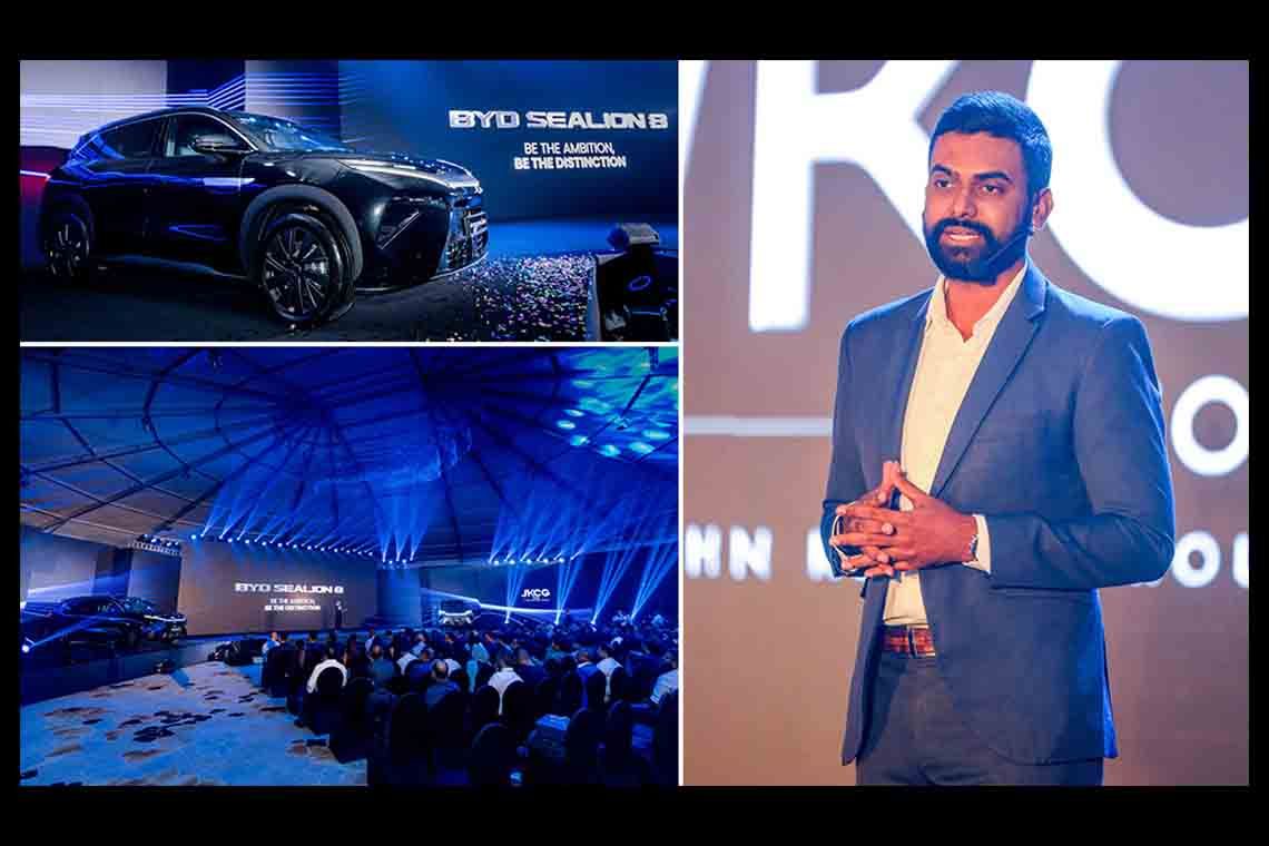 BYD's Seven-Seater SUV BYD SEALION 8 Makes Its South Asian Debut in Sri Lanka