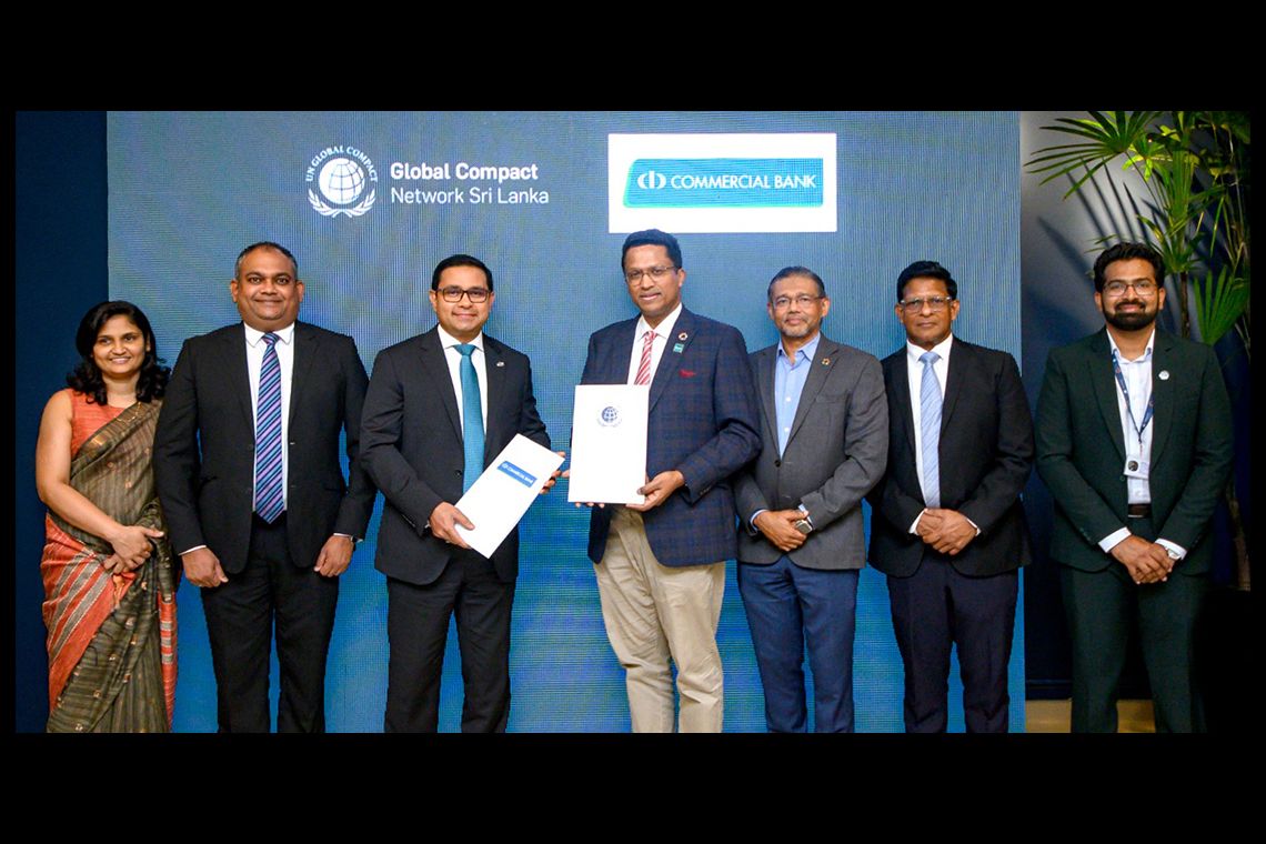 ComBank becomes Patron of two Working Groups of UNGC Network Sri Lanka