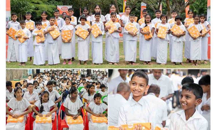 Atlas Provides School Supplies to 4,000 Students at SipSavi Ridee Viharaya Donation