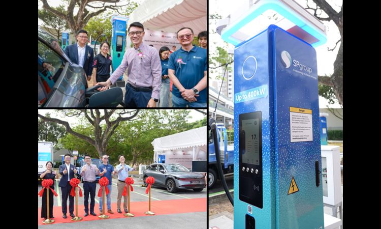 Huawei and SP Mobility unveil ultra-fast EV charging, integrating battery energy storage for high-power charging at locations with power limitations