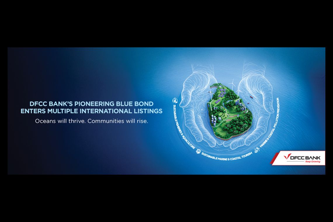 DFCC Bank’s Pioneering Blue Bond Gains Global Recognition with Multiple International Listings