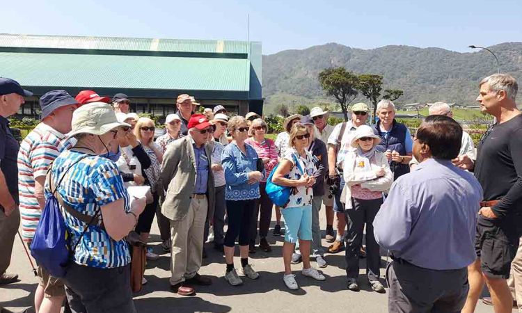 Large groups of farmers from Europe and Germany visits Ambewela Farms