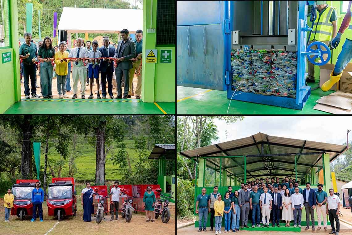 Sri Lanka’s First 100% Renewable Energy Recycling Center in the Plantation Sector Unveiled by The Coca-Cola Foundation and Hayleys Plantations