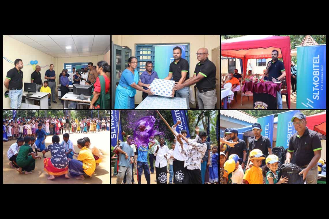 SLT MOBITEL Marks Sinhala and Tamil New Year at Sri Rathanasara Vidyalaya Hadunuwawa