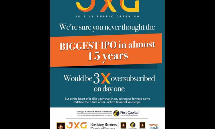 JXG IPO 3X oversubscribed showcasing strong investor confidence