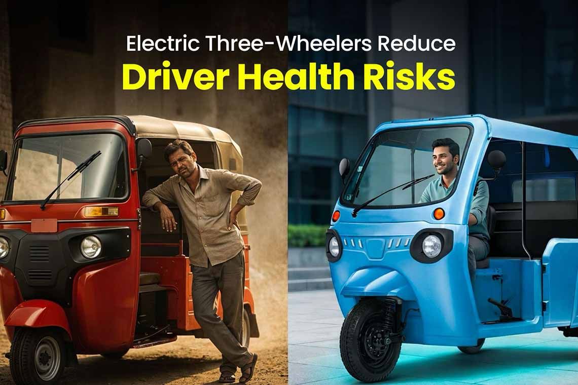 Electric Three Wheelers Gain Attention as a Health Conscious Alternative for Sri Lankan Drivers