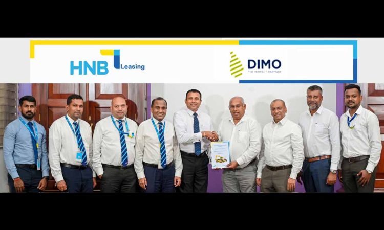 HNB Empowers Businesses with Leasing solutions for DIMO’s World Class Machinery