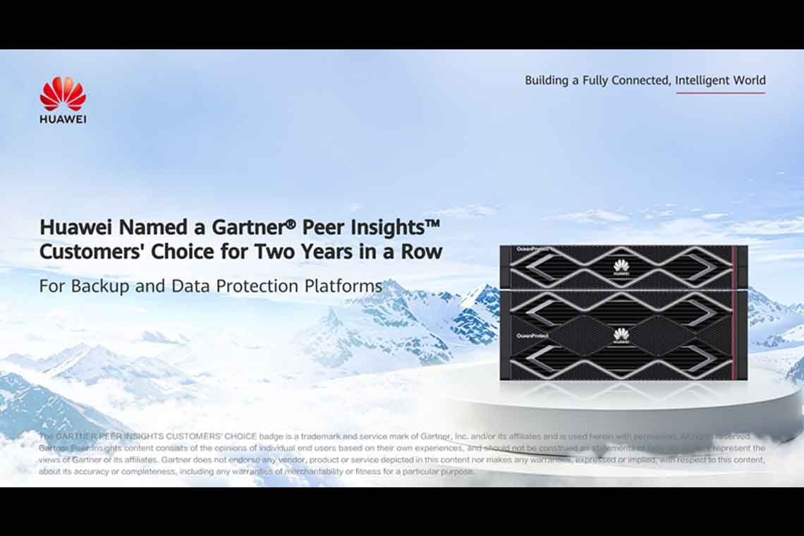 Huawei Named a Gartner Peer Insights Customers Choice for Second Year in a Row