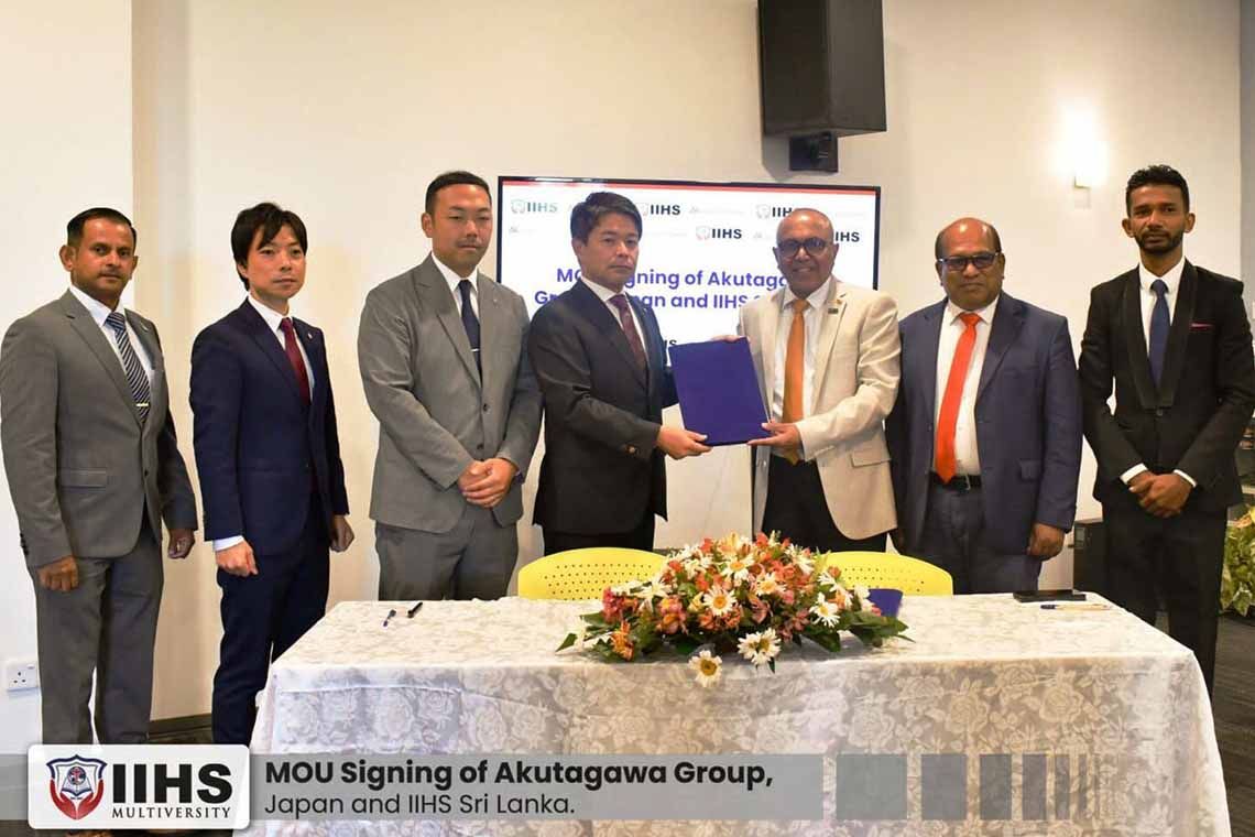 IIHS and Akutagawa HRM launch structured pathway for Sri Lankan youth to build healthcare careers in Japan