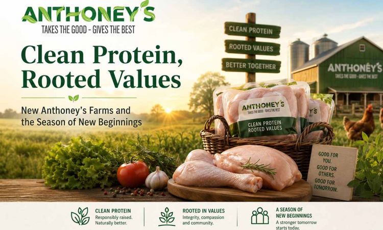 Clean Protein, Rooted Values : New Anthoney's Farms and the Season of New Beginnings
