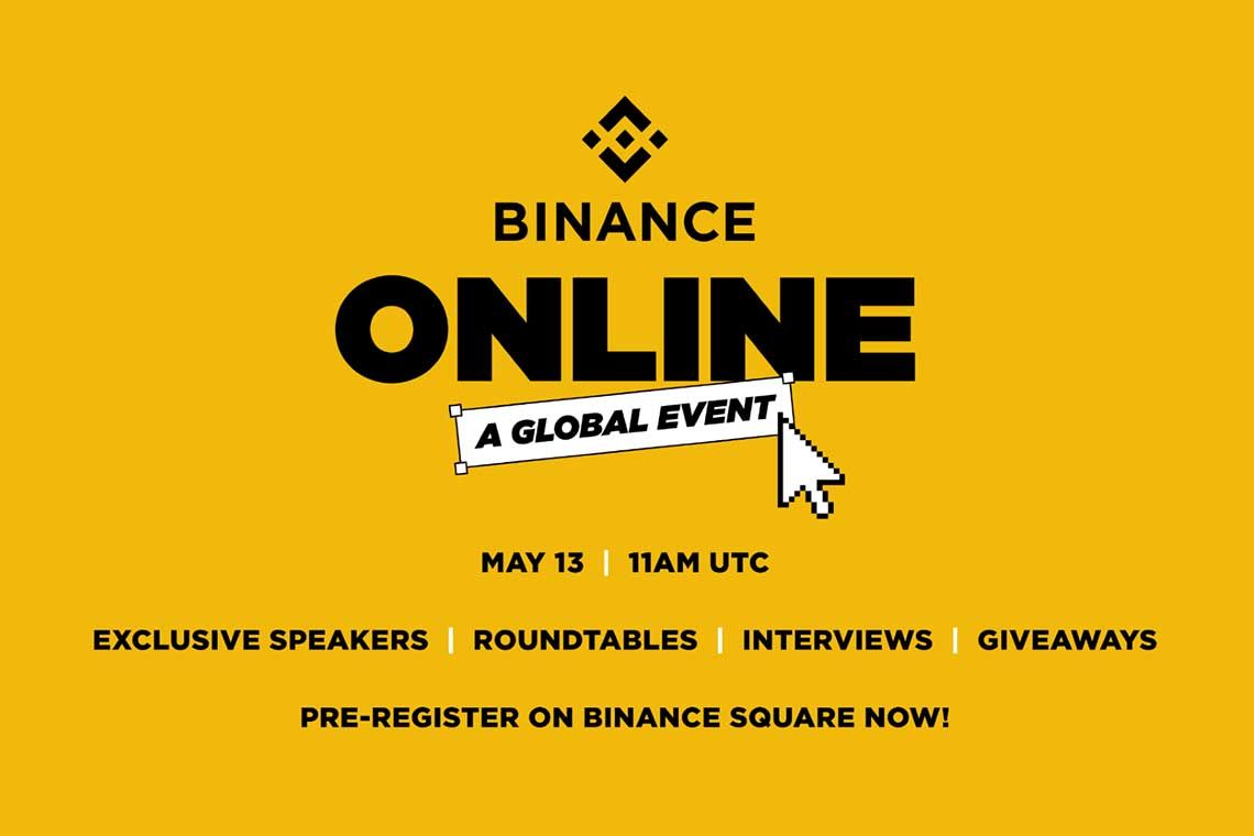 Binance Announces Binance Online on May 13, Featuring Leading Voices Across Crypto, Finance and Technology