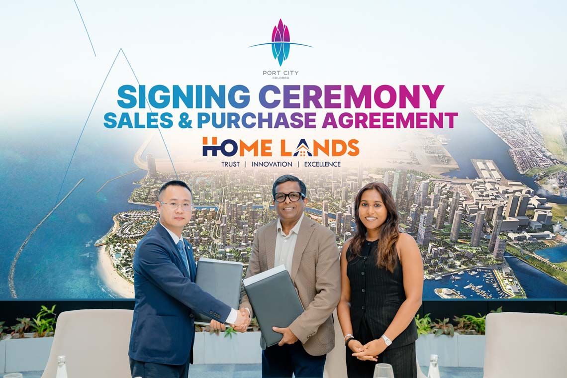 Home Lands Signs SPA with CHEC Port City to Develop Twin Tower High-rise in the Central Park District of Port City Colombo