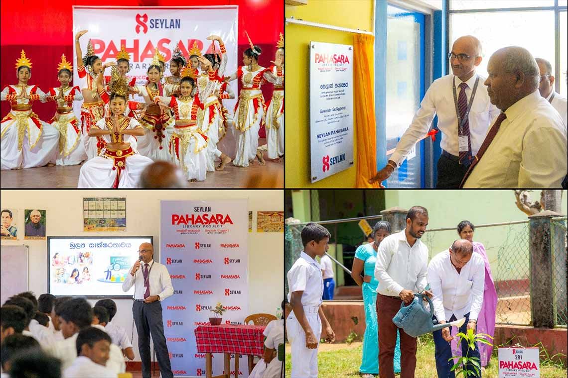 Seylan Bank nurtures a future of financial literacy with its 291st Pahasara Library at A/Buddhangala Central College