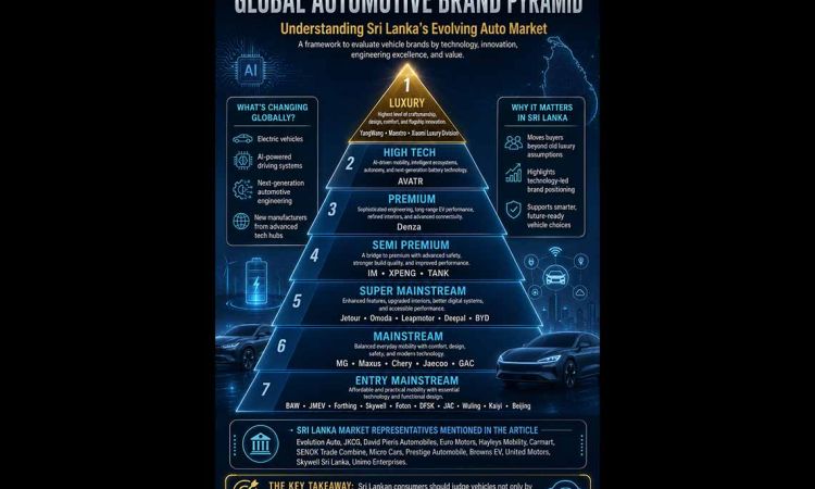 Understanding the Global Automotive Brand Pyramid in Sri Lanka’s Evolving Auto Market