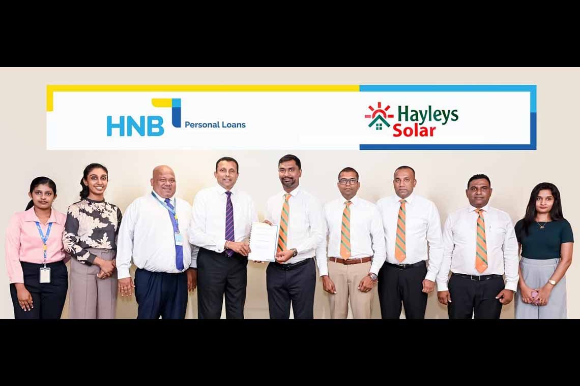 HNB Collaborates with Hayleys Solar to Expand Access to Solar Energy Solutions