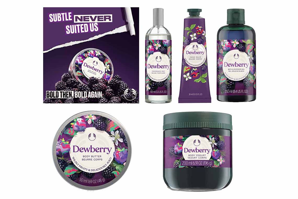 The 90s are calling The Body Shop announces the return of cult classic Dewberry
