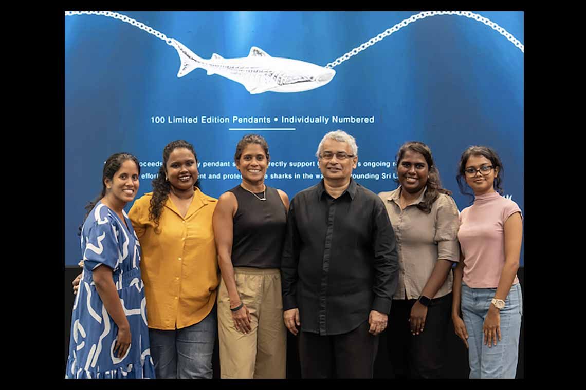 Colombo Jewellery Stores and Dr. Asha de Vos of Oceanswell Celebrate World Oceans Day with the Launch of a Limited Edition Whale Shark Pendant
