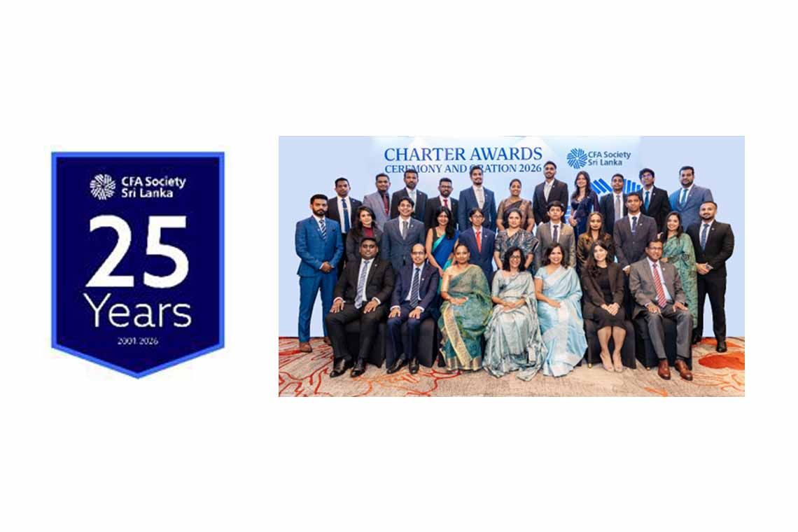 CFA Society Sri Lanka Celebrates New Charterholders at the Charter Awards Ceremony & Oration 2026