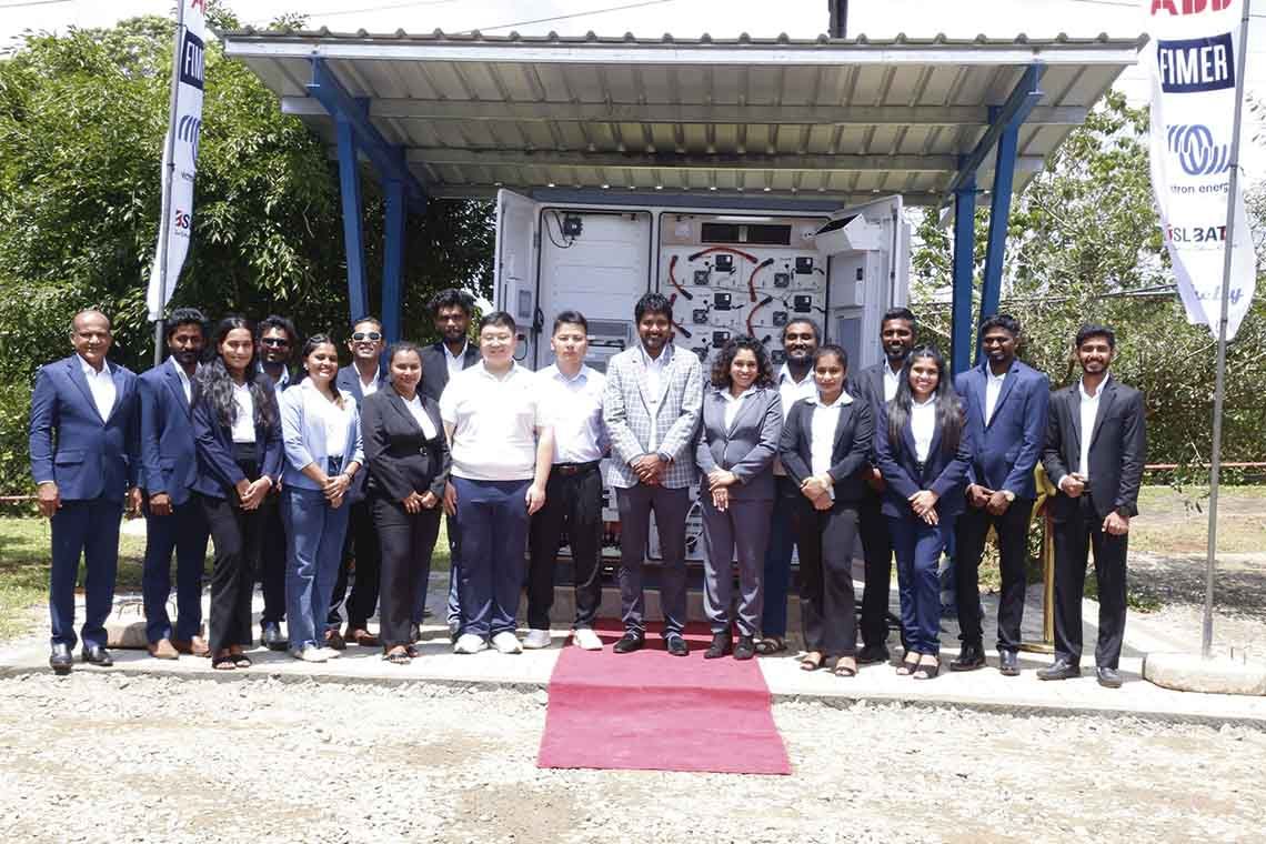 SLAM Power Solutions and Ceyring Pvt Ltd Launch Sri Lanka’s First Industrial Battery Energy Storage System Cabinet System Integrating with Solar Power