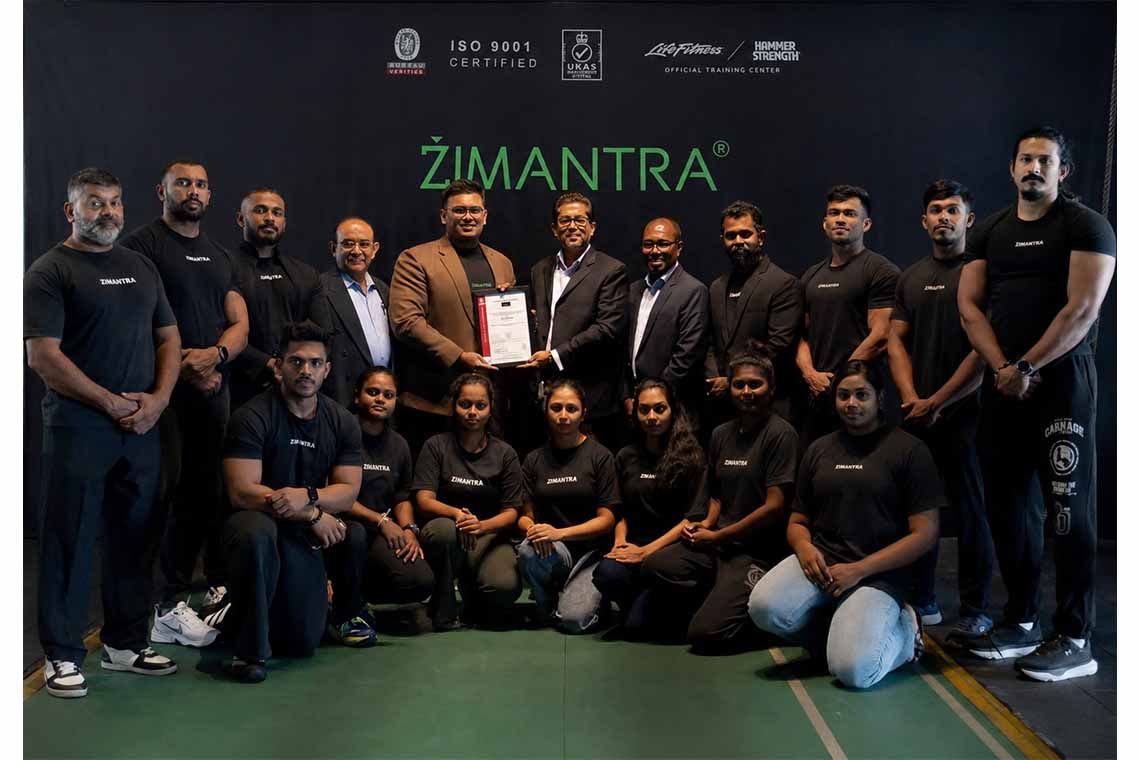ZIMANTRA Becomes Sri Lanka's First ISO 9001-2015 Certified Integrated Sports and Wellness Destination