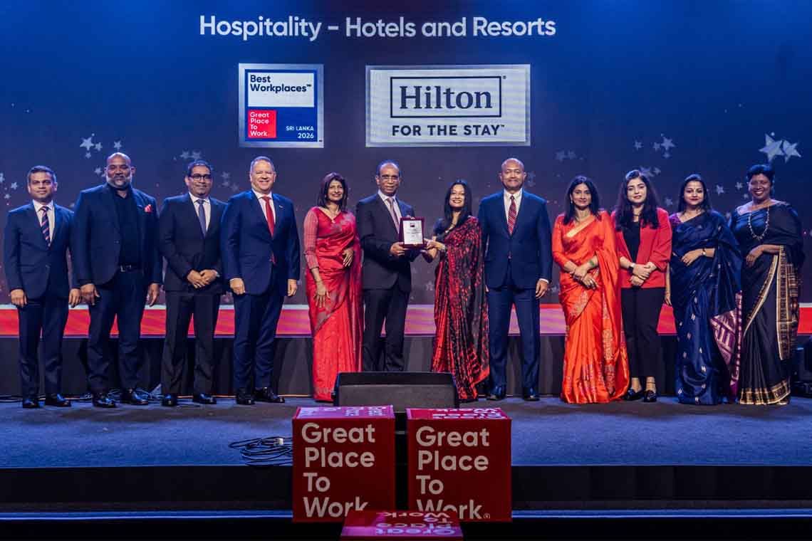 Hilton Named Sri Lanka's No. 1 Best Workplace Once Again