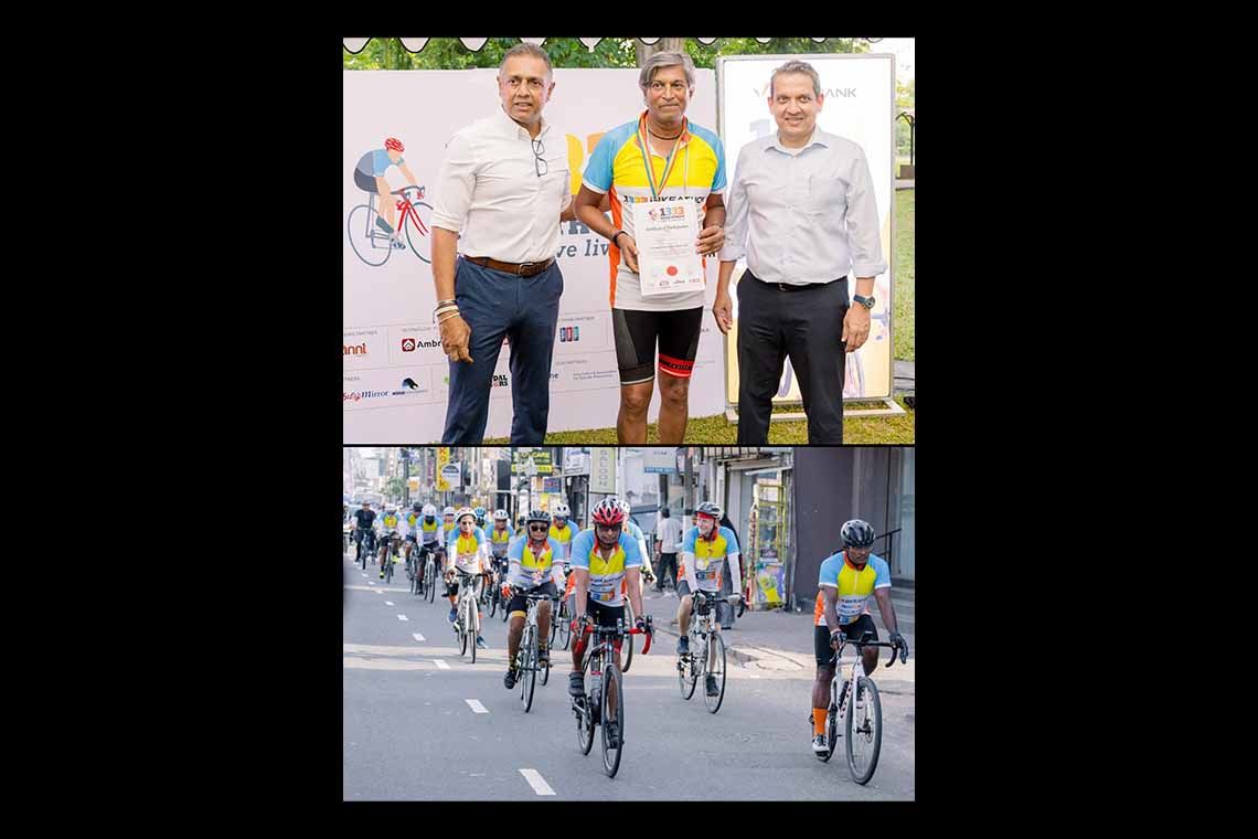 DFCC Bank Powered 1333 Bikeathon Concludes on World Suicide Prevention Day Taking the 1333 Lifeline Across Sri Lanka