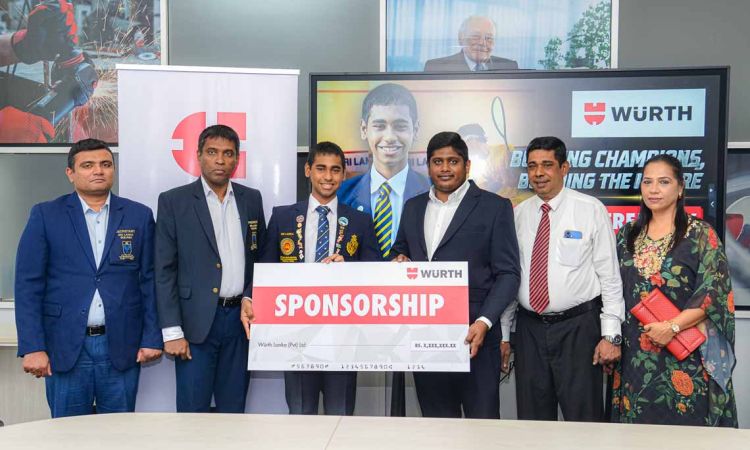 Würth Appoints Junior Squash Champion Matheesha as its Brand Ambassador