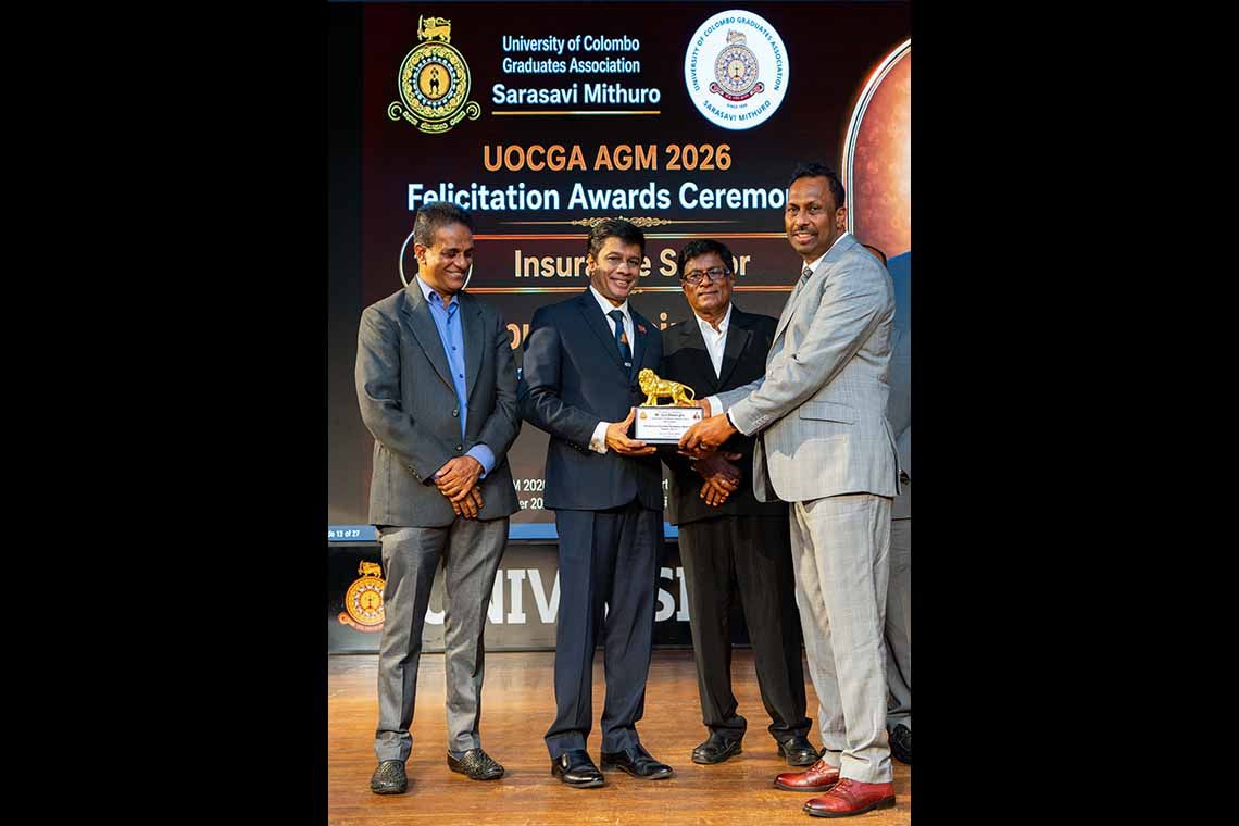 AIA Sri Lanka Deputy CEO Upul Wijesinghe recognised for outstanding contribution to Sri Lanka’s insurance industry