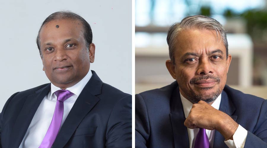Businesscafe Image Left to Right Softlogic Life PLC Chairman Ashok Pathirage and Softlogic Life PLC Managing Director Iftikar Ahamed