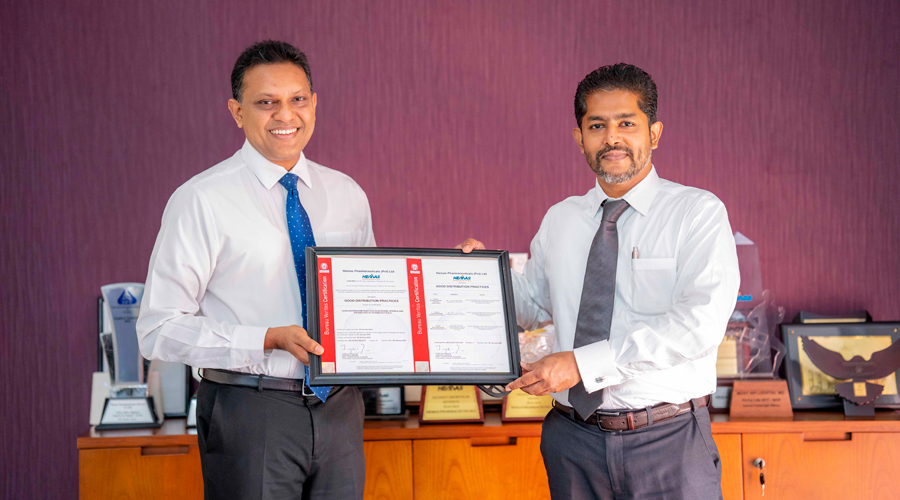 Hemas Pharmaceuticals Now Certified for Good Distribution Practices by Bureau Veritas