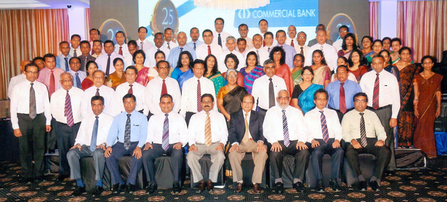 Commercial Bank honours 55 employees for 25 years of service
