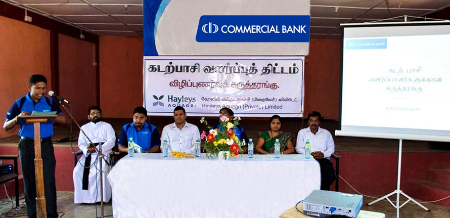 Commercial Bank helps empower sea weed cultivators of North West