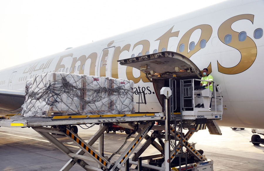 Emirates launches humanitarian airbridge to transport emergency aid to victims of the Turkey Syria earthquake image