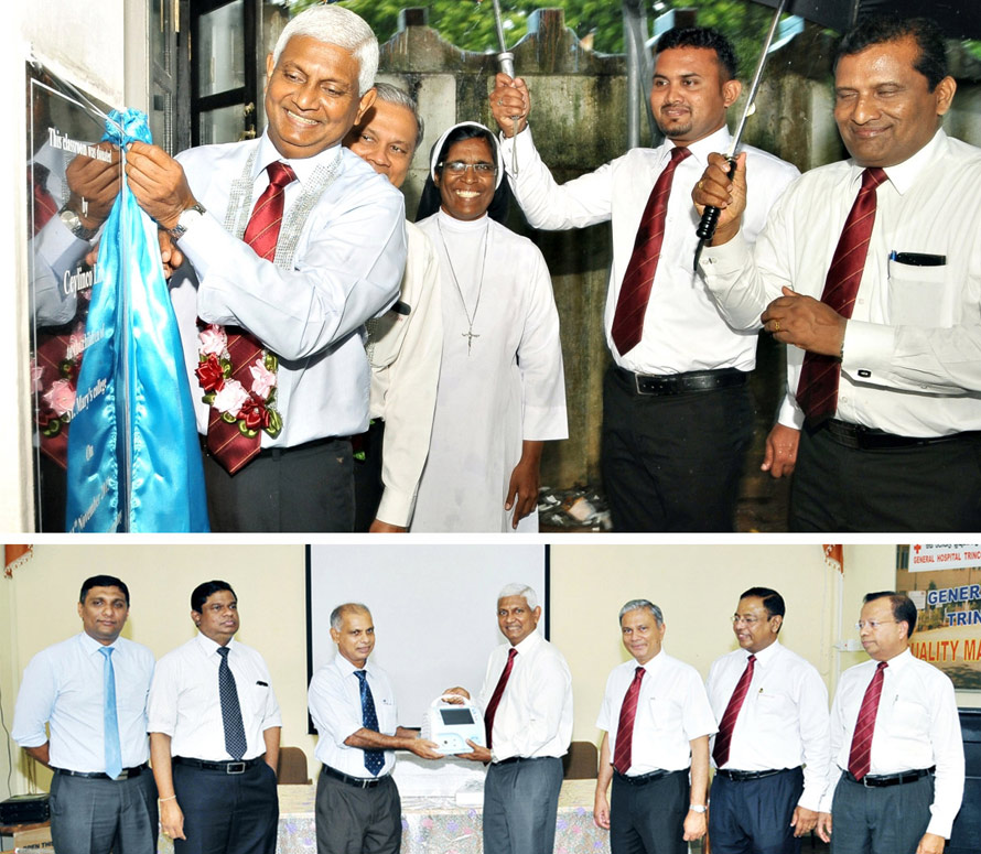 Ceylinco Life assists hospital and school in Trincomalee