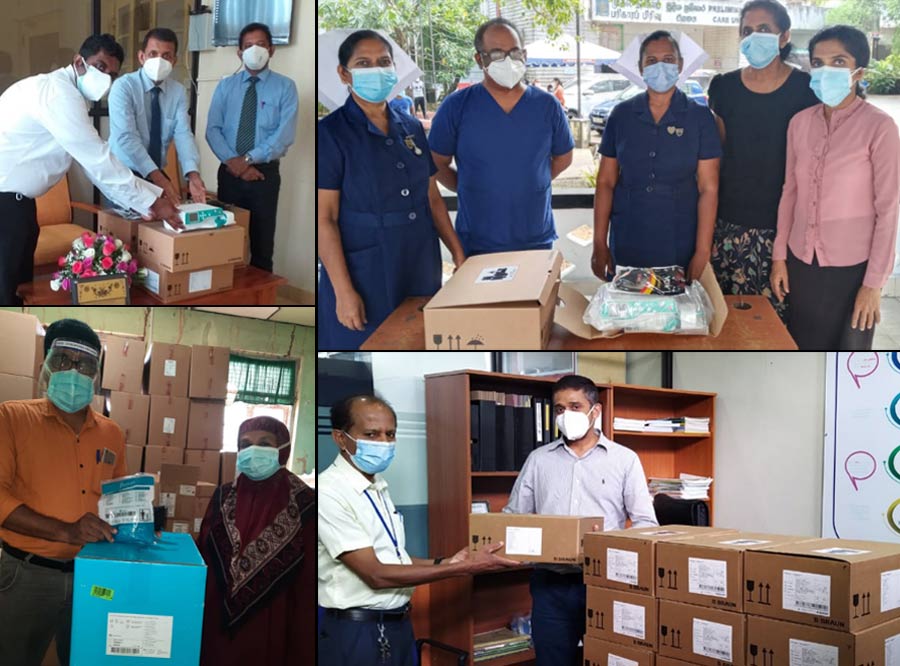 Capital Market Donation Drive provides COVID 19 related medical equipment to 10 hospitals