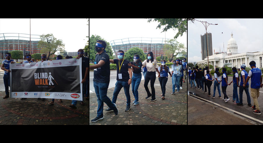 BLIND WALK 2022 held in Colombo