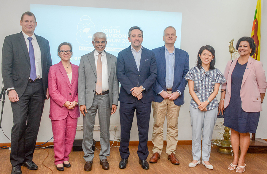 Environment Minister Naseer Ahamed Addresses Youth Forum Ahead of Asia Pacific Environmental Summit
