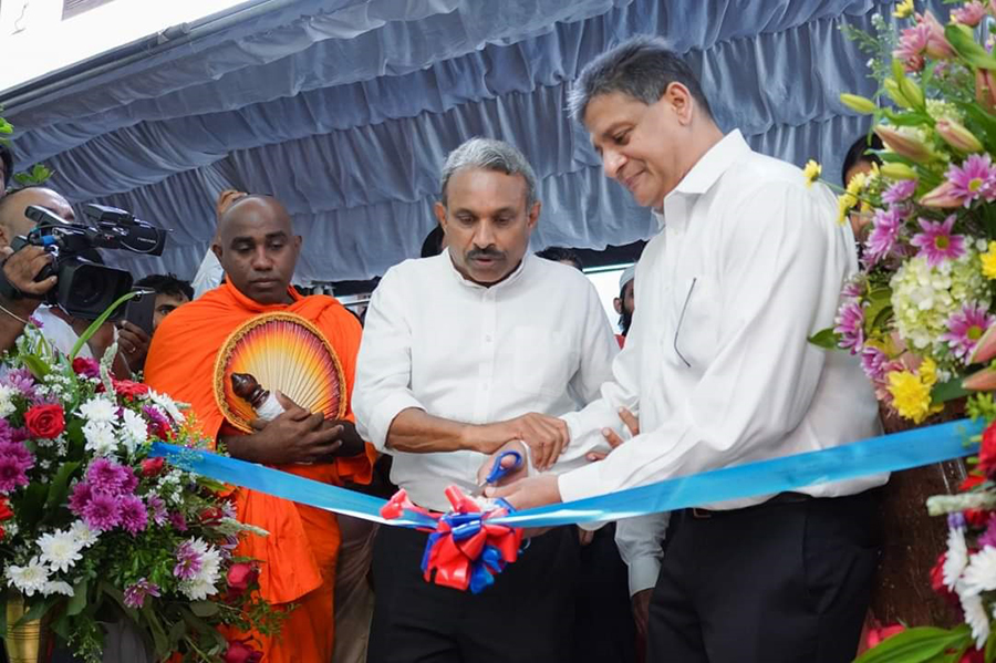 Laying the Foundation for a happier Nation the Mawbima Janatha Pakshaya opens its party headquarters