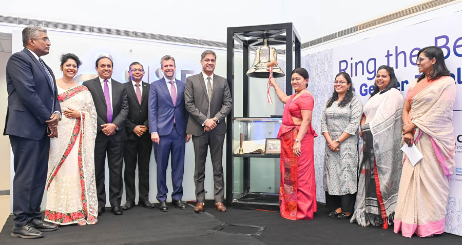 IFC Colombo Stock Exchange and Global Partners Ring the Bell for Gender Equality Signaling the Urgent Need to Increase Womens Corporate Leadership in Sri Lanka