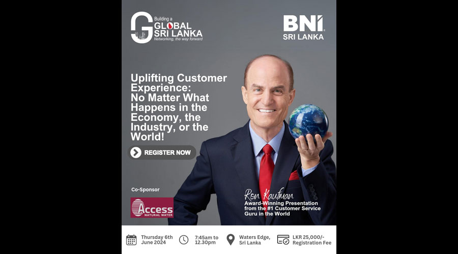 Ron Kaufman Global Customer Experience Guru Upcoming Event in Sri Lanka