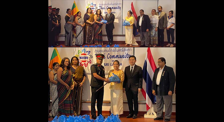 Thai Community in Sri Lanka together with Royal Thai Embassy Organizes Disaster Relief Donation