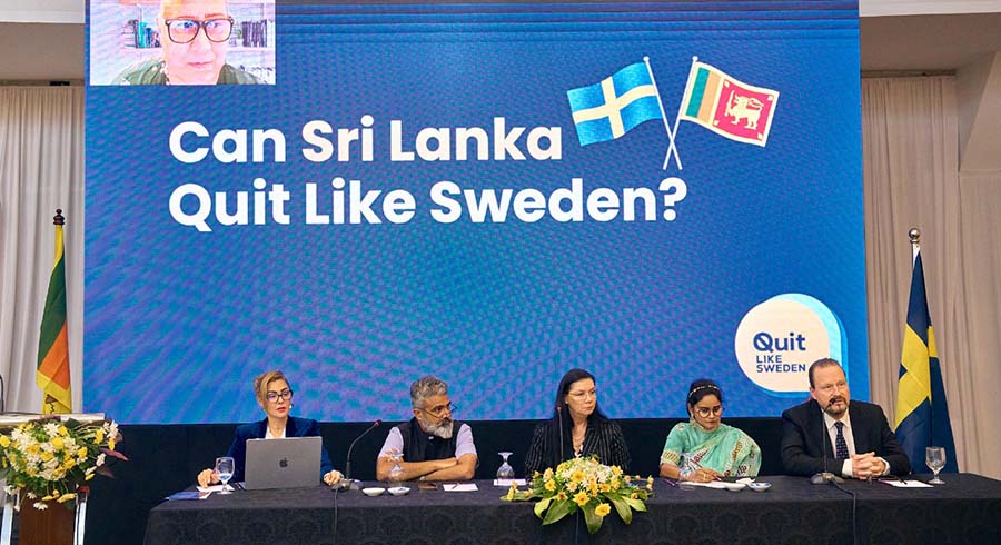 South Asias first Quit Like Sweden anti tobacco roundtable held in Colombo